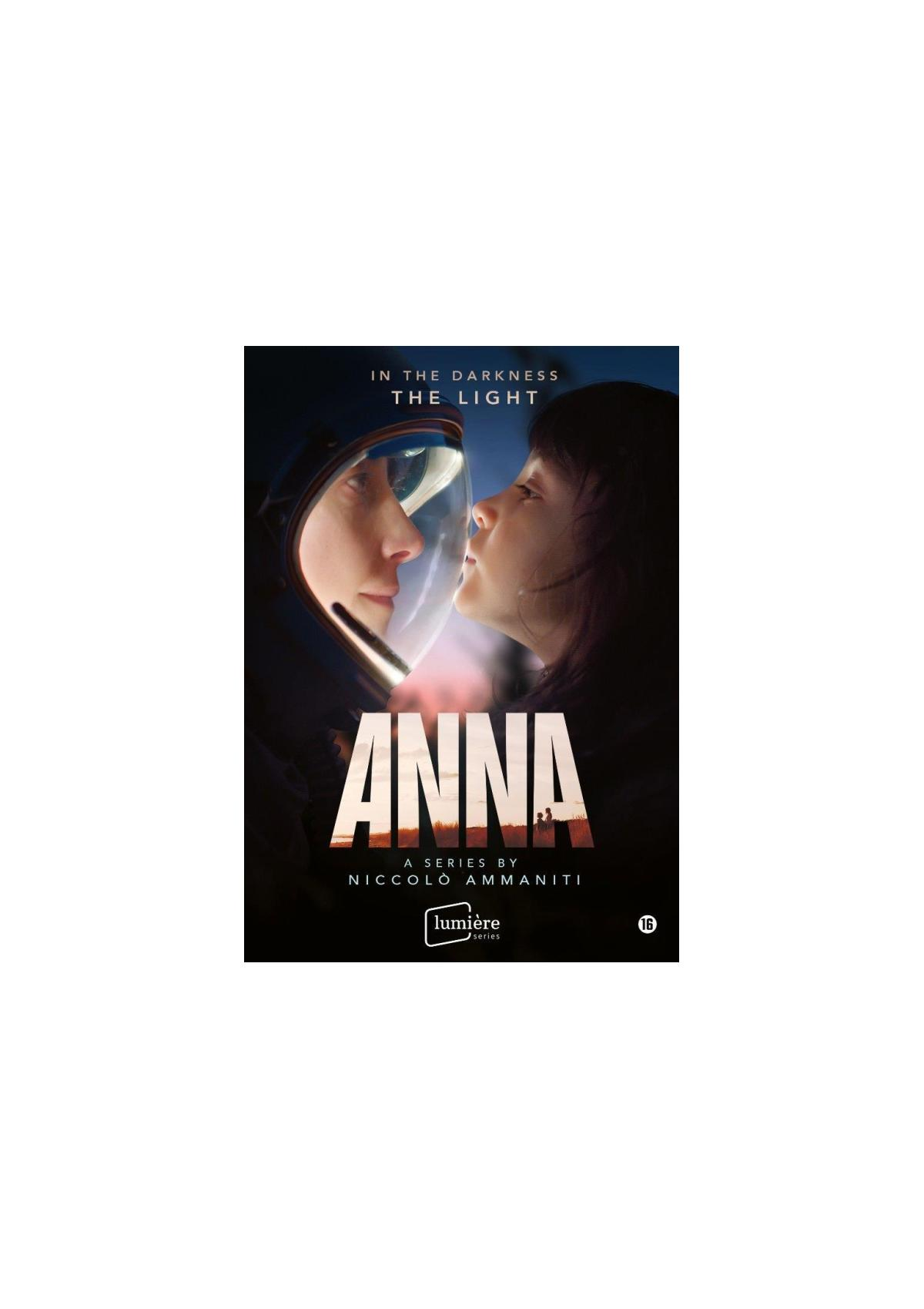Couverture du film : Deux visages se regardant à travers une vitre. Texte : 'ANNA'.