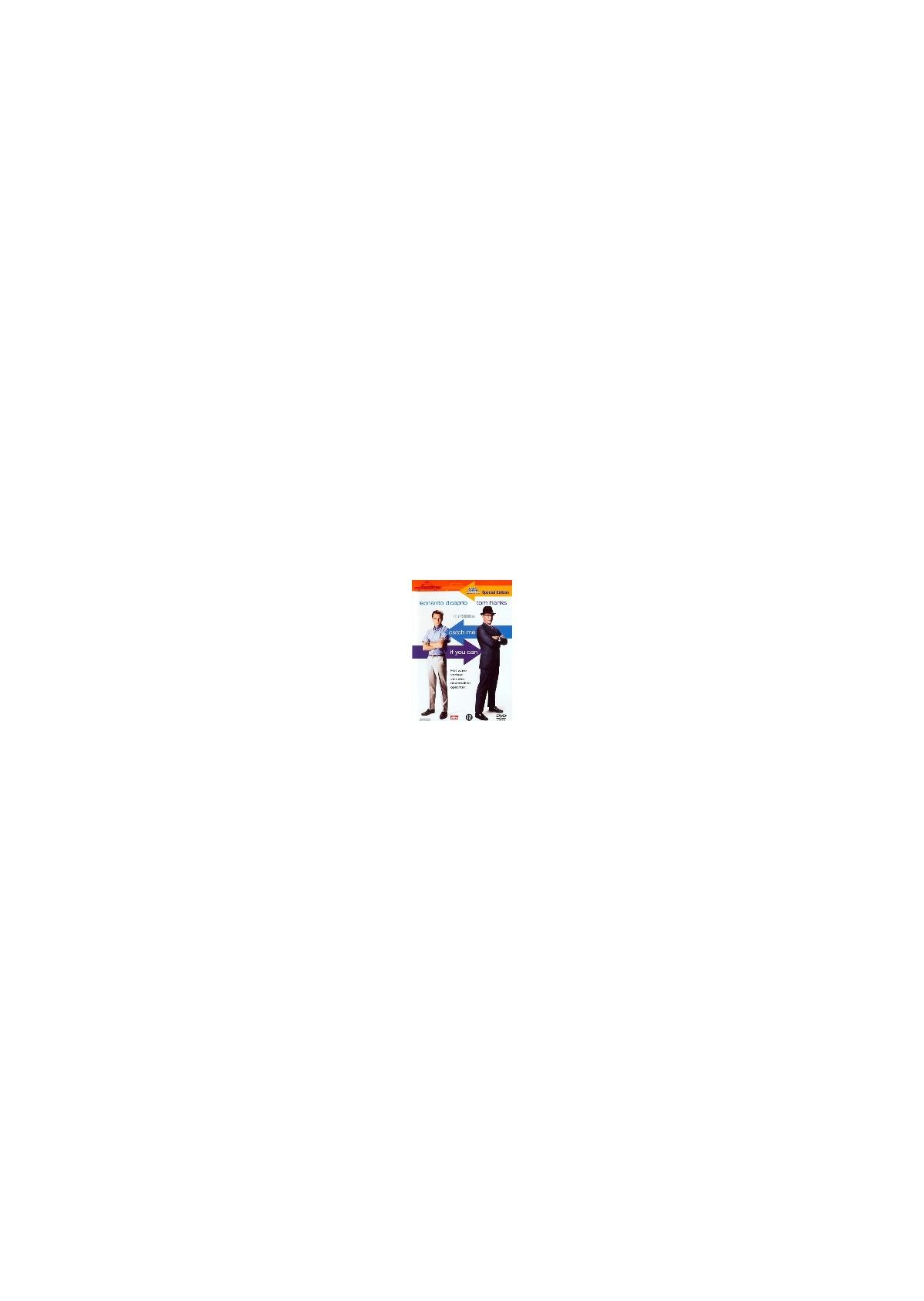 Een dvd-hoes toont twee mannen in pak, een met een hoed. De achtergrond is een blauw-oranje verloop.