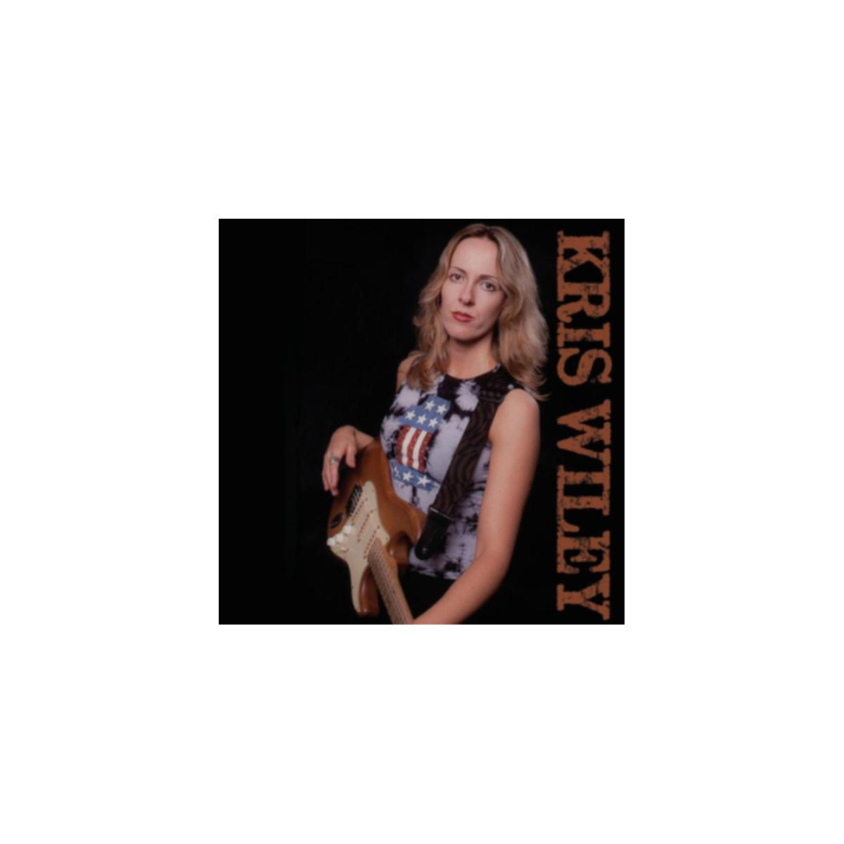 Albumhoes van een vrouw die een gitaar vasthoudt. Tekst 'KRIS WILEY' is verticaal rechts geschreven.