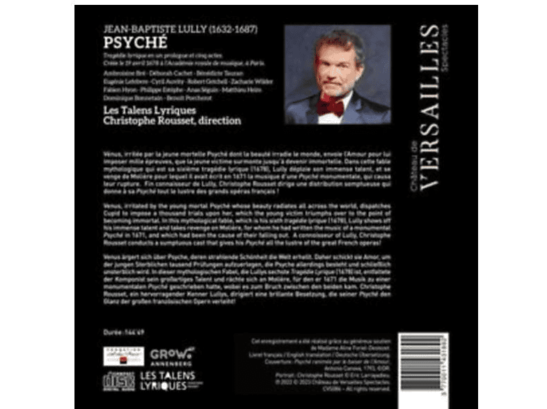 Les Talens Lyriques, Christophe Rousset | Lully: Psyché (2 CD) | MediaMarkt