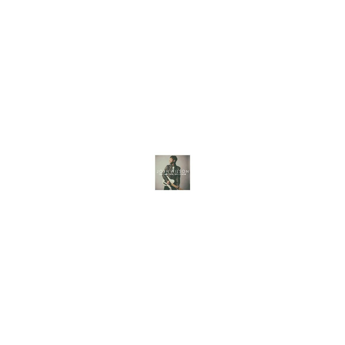 Albumhoes voor Josh Wilson, met een man die een gitaar vasthoudt.