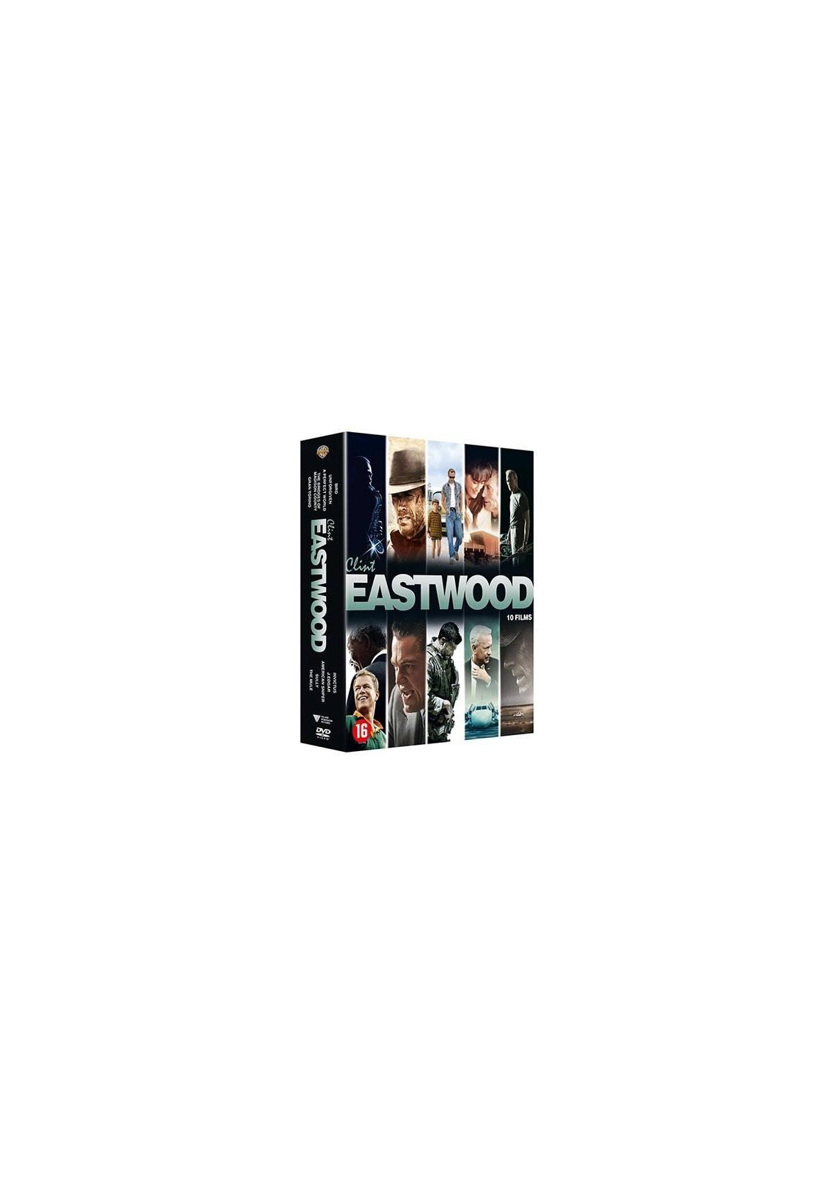 The Eastwood Collection DVD-boxset. Meerdere afbeeldingen van Clint Eastwood.