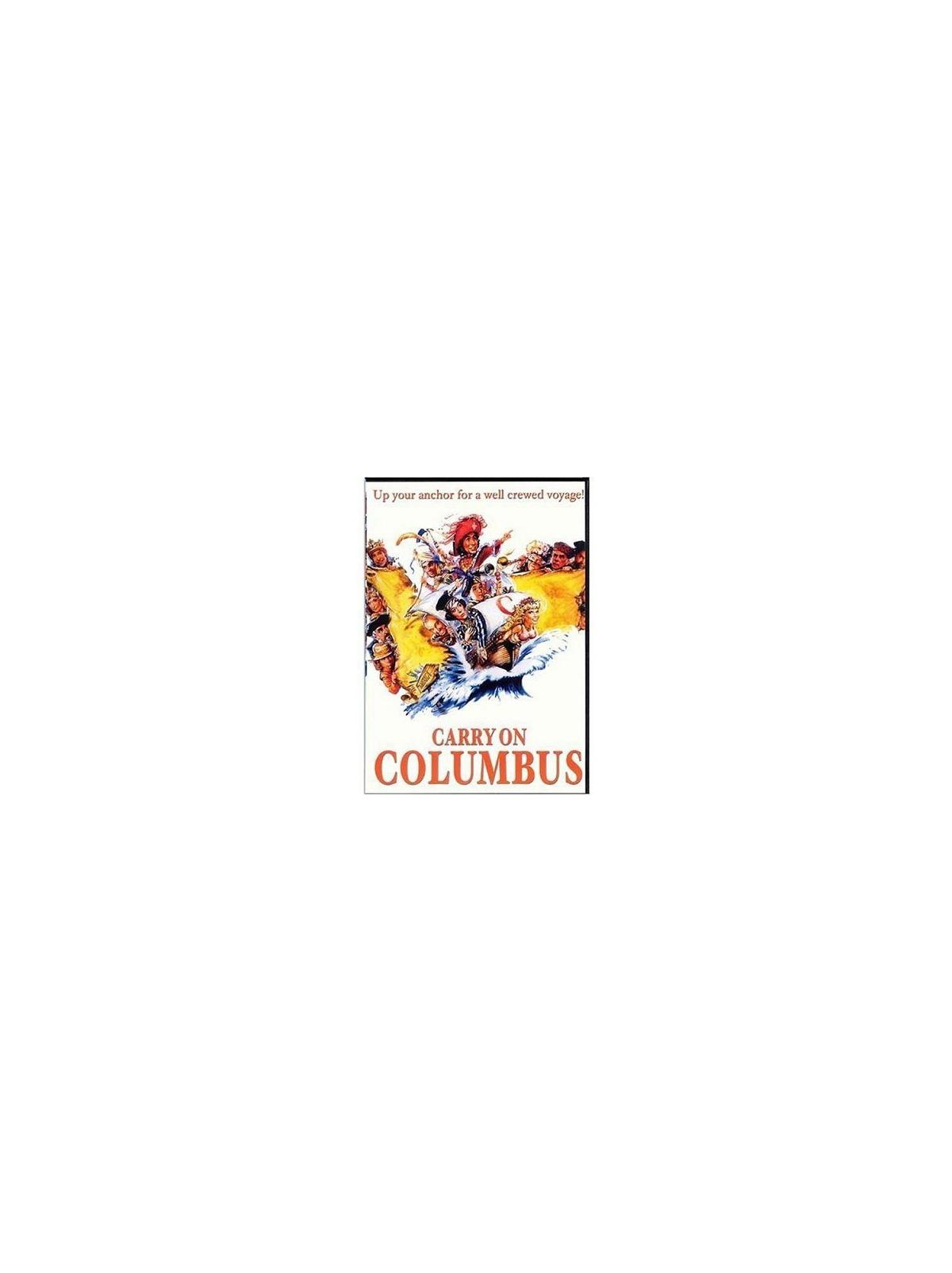 Affiche de film: Des gens sur un bateau, titre Carry On Columbus.
