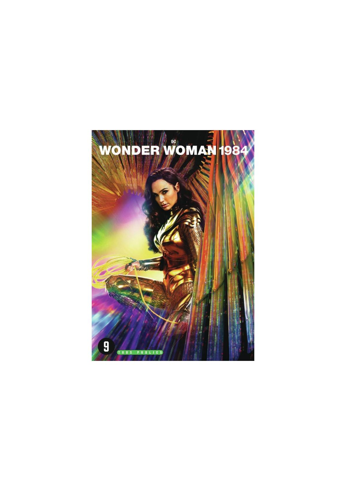 Filmposter. Gal Gadot als Wonder Woman. Tekst: Wonder Woman 1984.