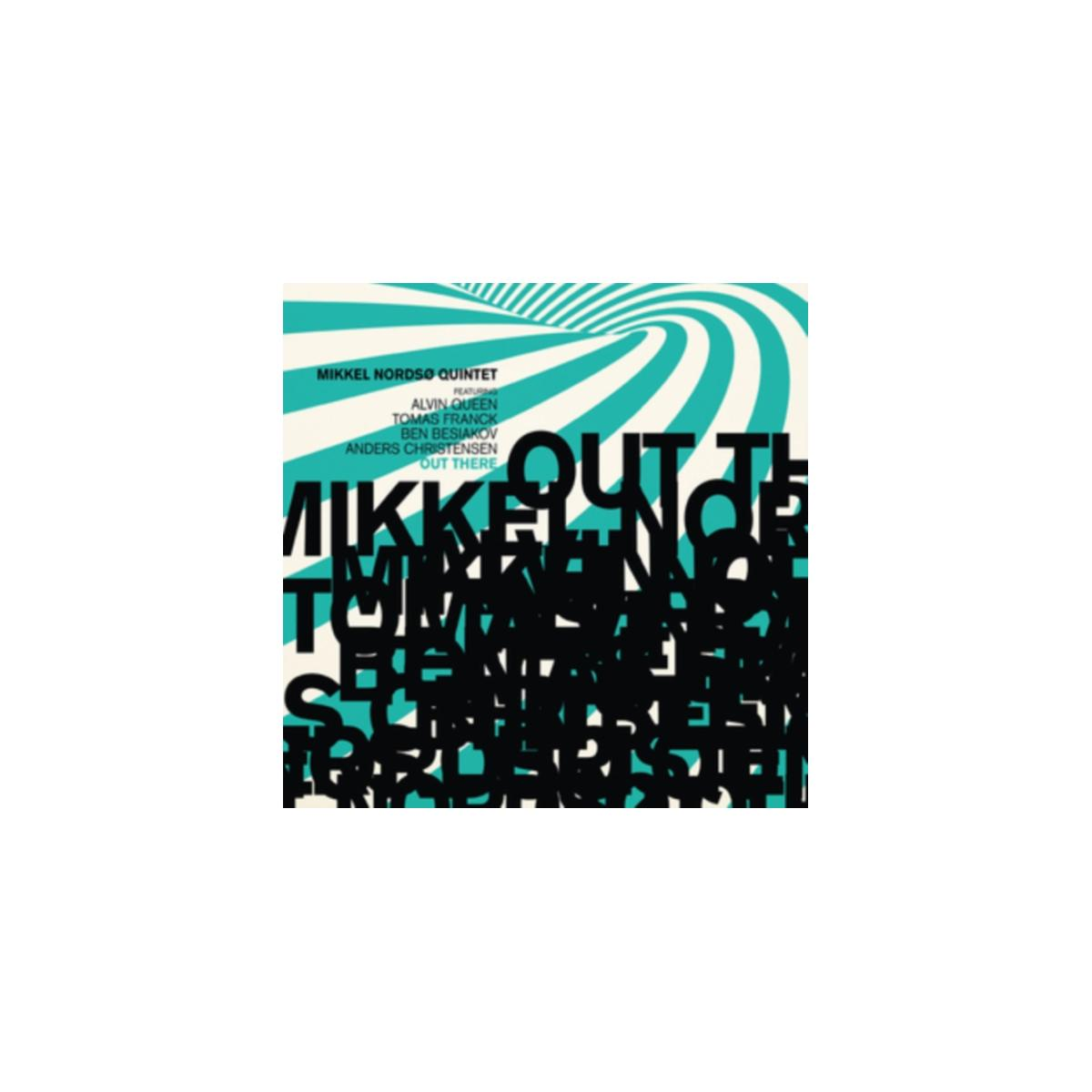 Albumhoes van Mikkel Norsoe Quintet, met abstracte blauwgroene en witte lijnen en zwarte bloktekst.