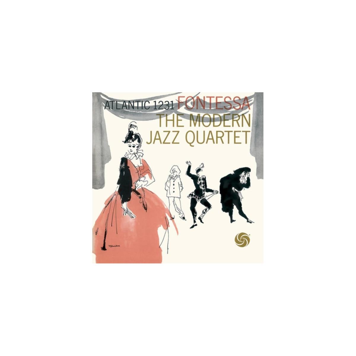 Albumhoes: Figuren die dansen. Titel 'Fontessa' en bandnaam, met een tekening van een vrouw.