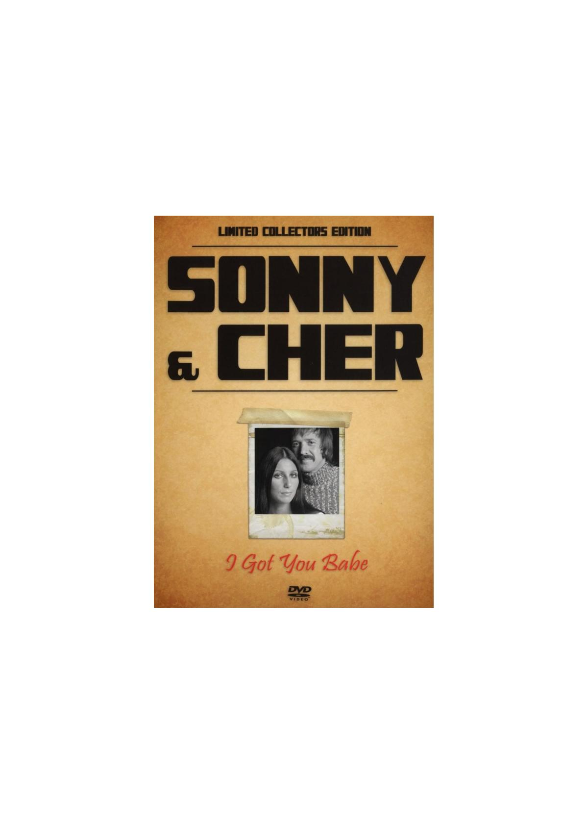 Couverture de l'album Sonny & Cher I Got You Babe. Photo du duo dans une photo encadrée.