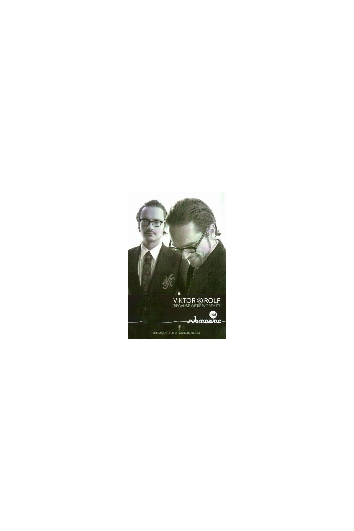 Viktor & Rolf boekomslag, twee mannen in pak en bril, titel: Subversief.