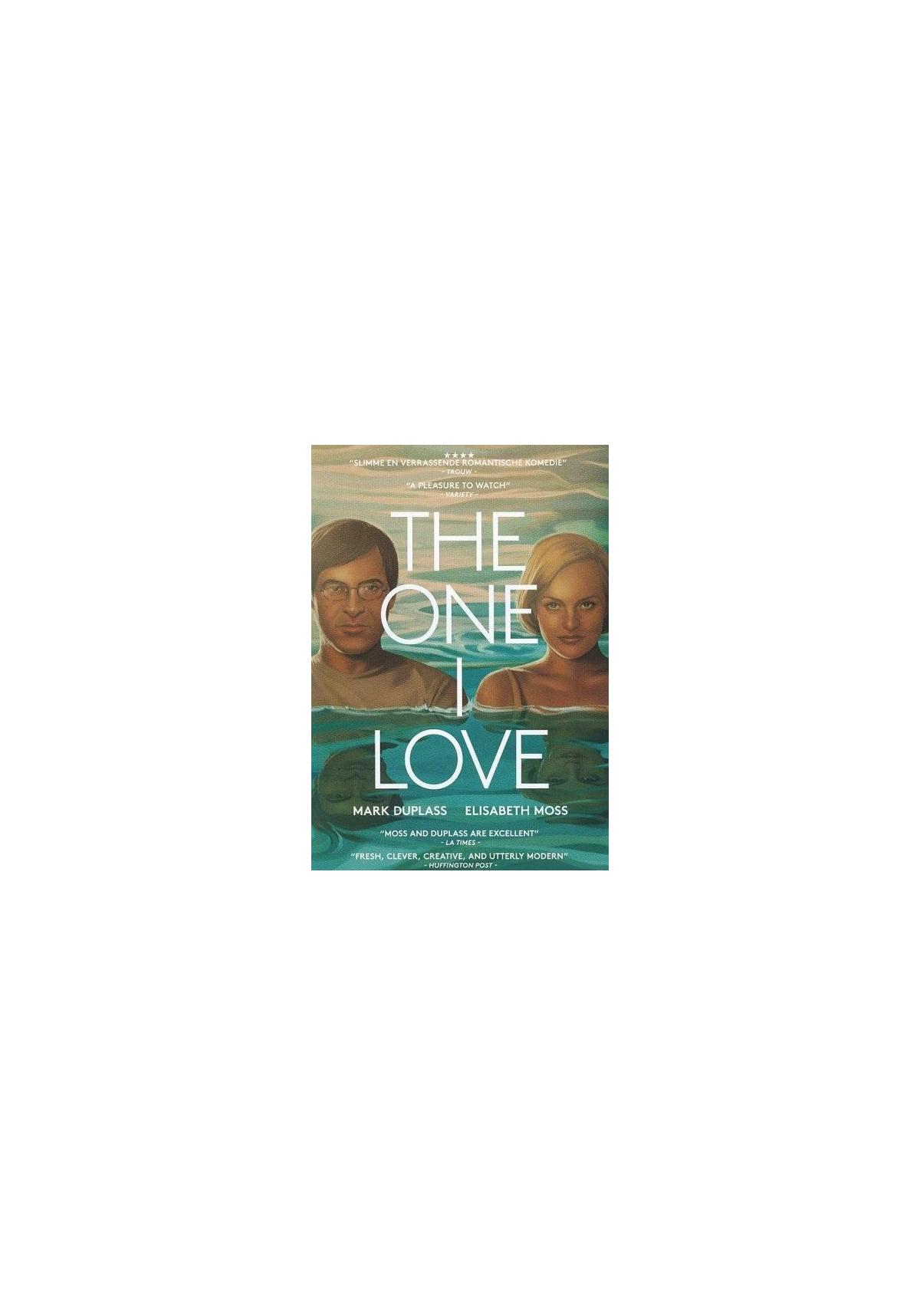 The One I Love filmposter: Twee personen, een man en een vrouw, voor een water.