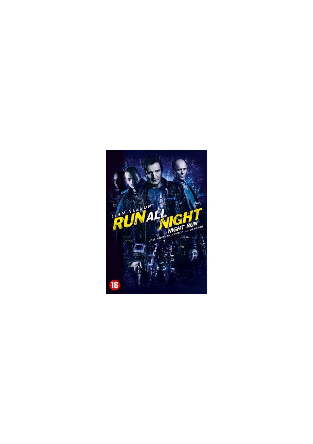 Affiche de film avec Liam Neeson. Titre : Run All Night.