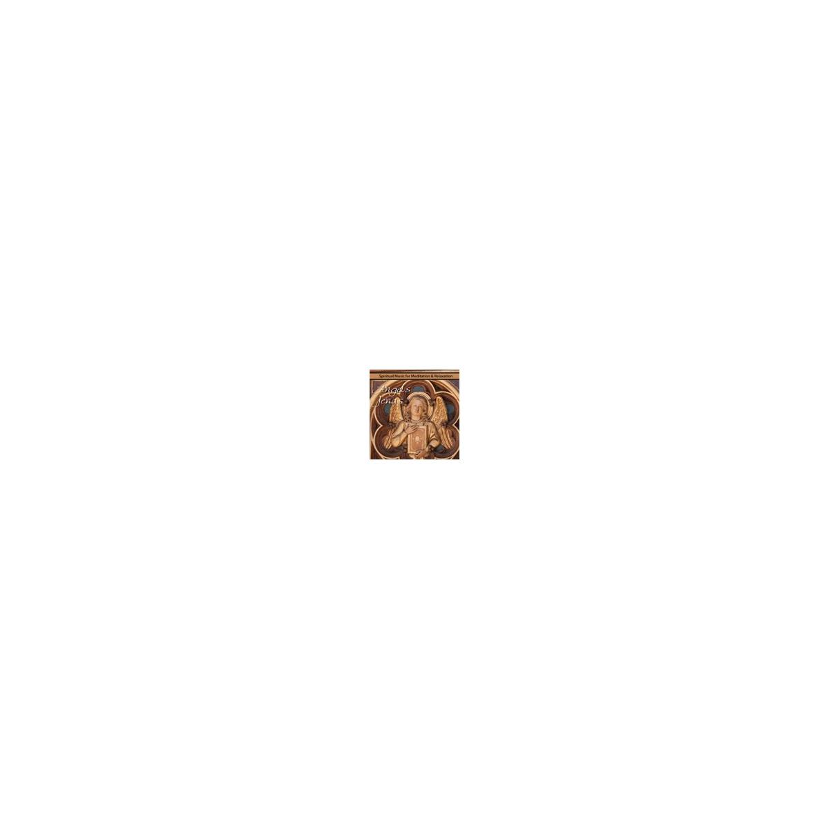 Œuvre d'art : Une peinture religieuse d'un saint avec une auréole dorée, dans un cadre ecclésiastique.