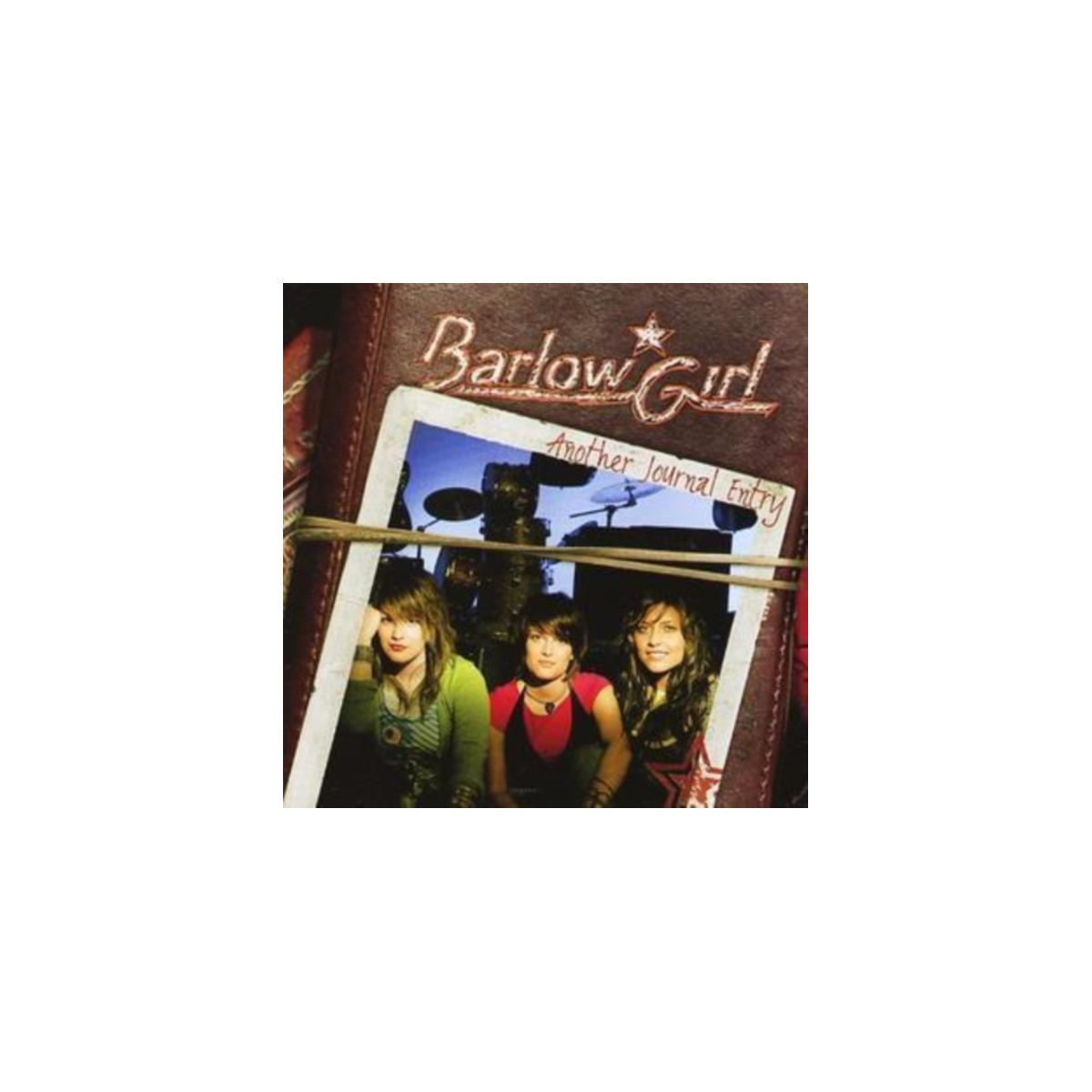 BarlowGirl albumhoes. Drie jonge vrouwen kijken naar de camera, voor een dagboek.