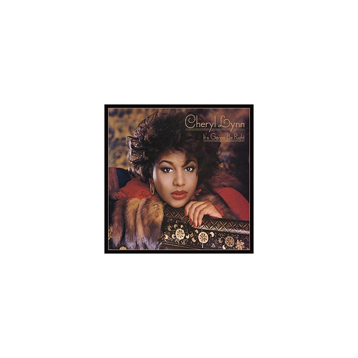Pochette d'album avec Cheryl Lynn. Elle s'appuie sur une surface décorée. Titre : Ça va aller.