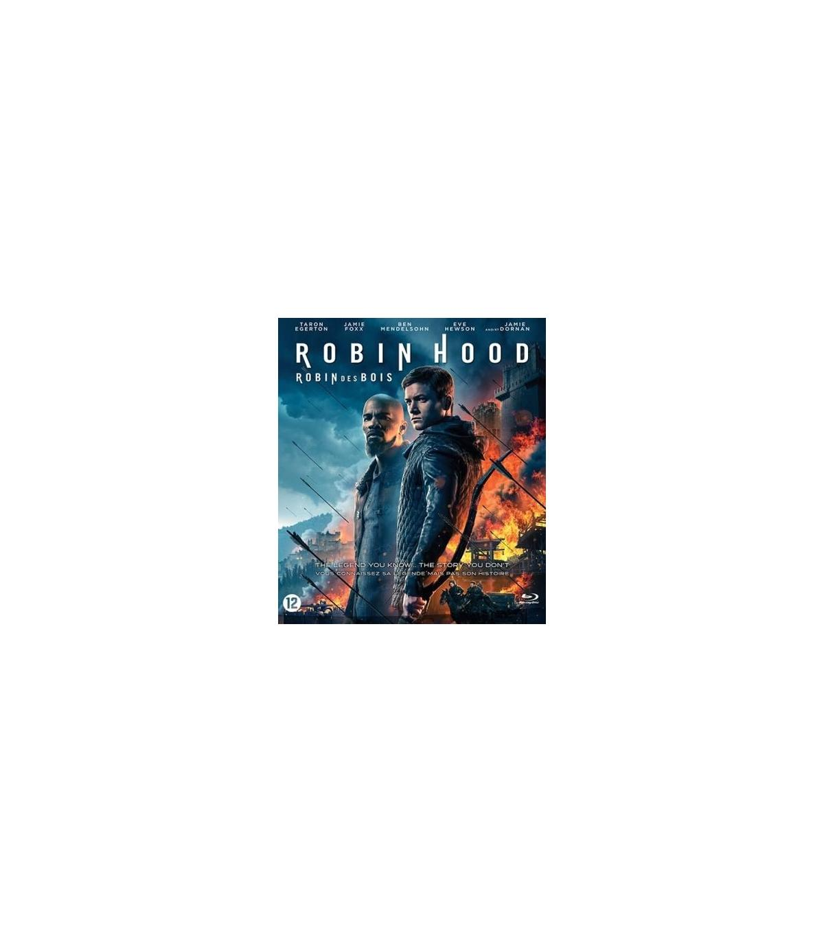 Couverture DVD de "Robin Hood", avec deux hommes en tenue médiévale, avec un arc et une flèche.
