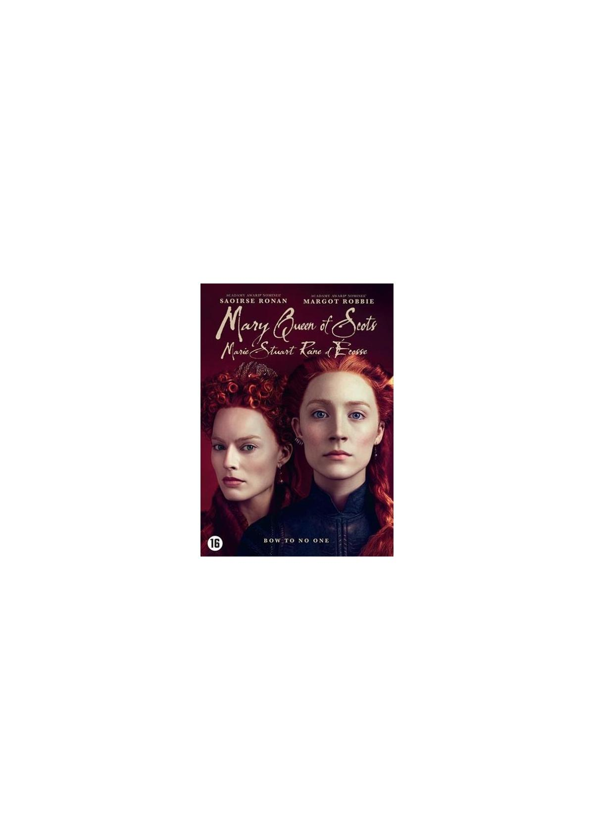 Affiche du film : Deux femmes, cheveux roux, avec le titre Mary Queen of Scots.