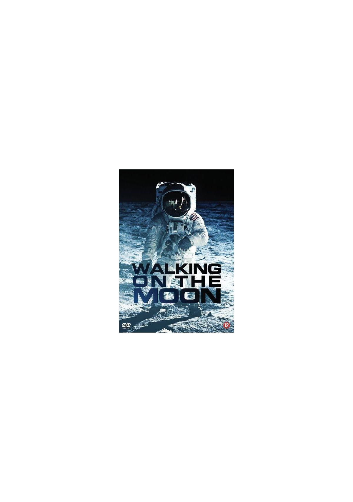 Walking on the Moon dvd-hoes. Astronaut op de maan. Titel: Walking on the Moon.