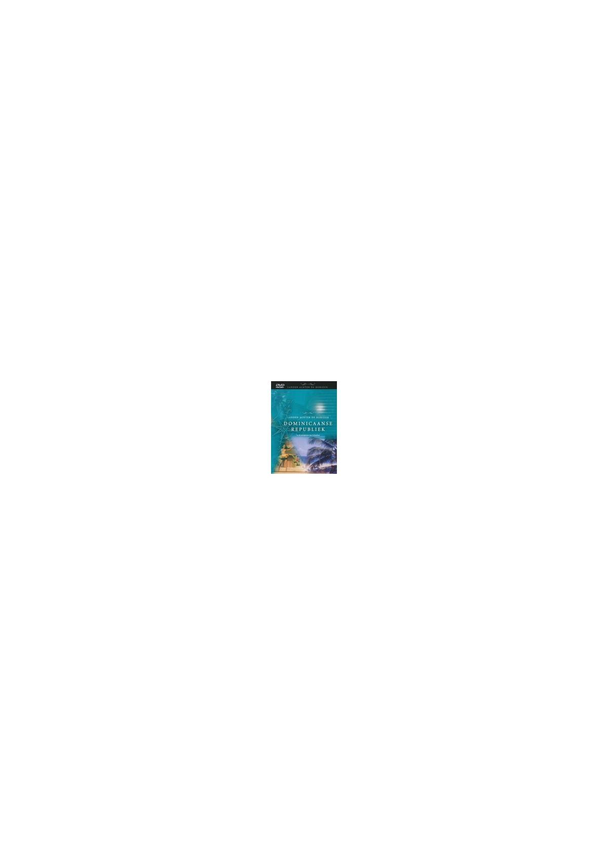 DVD-hoes voor "Dominicaanse Republiek", met onderwaterlandschap en tekst.