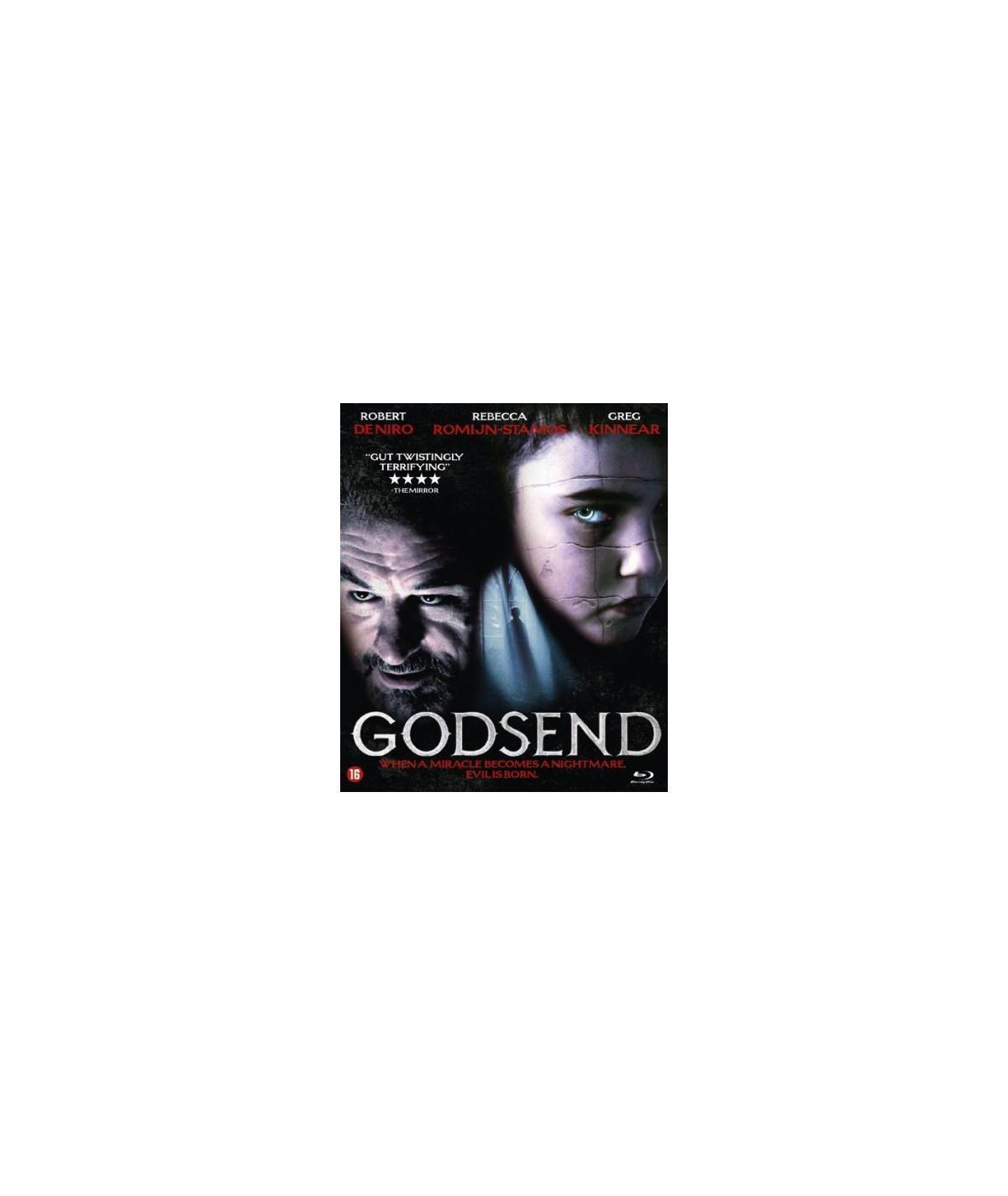 La couverture du DVD montre Robert De Niro et une fille, le titre est Godsend.