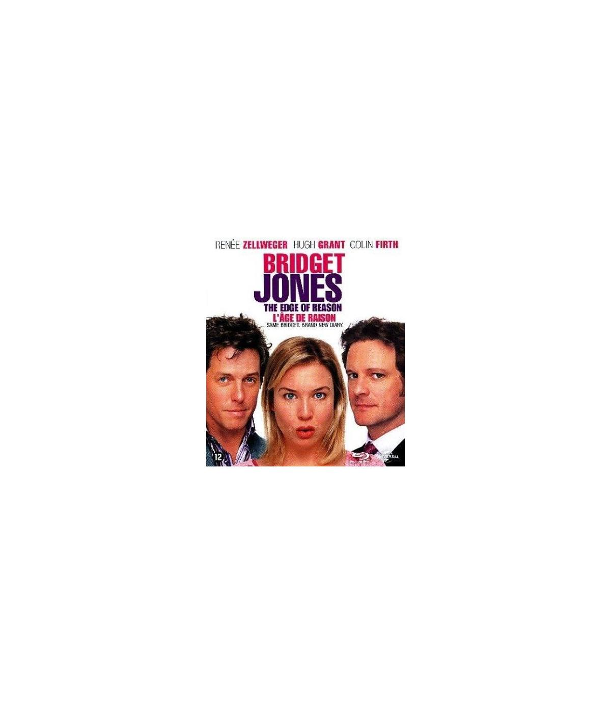 Couverture du film : Trois visages. Titre "Bridget Jones". Noms des acteurs au-dessus du titre.