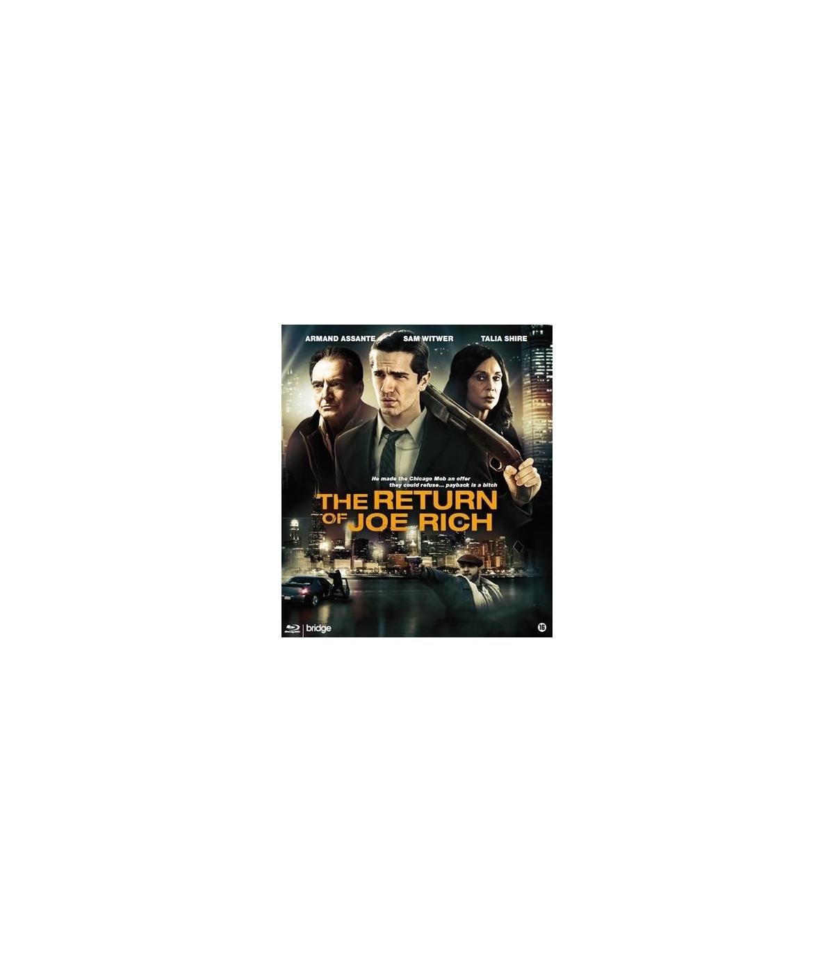 Couverture du film : Trois visages. Titre "The Return of Joe Rich". Fond sombre.