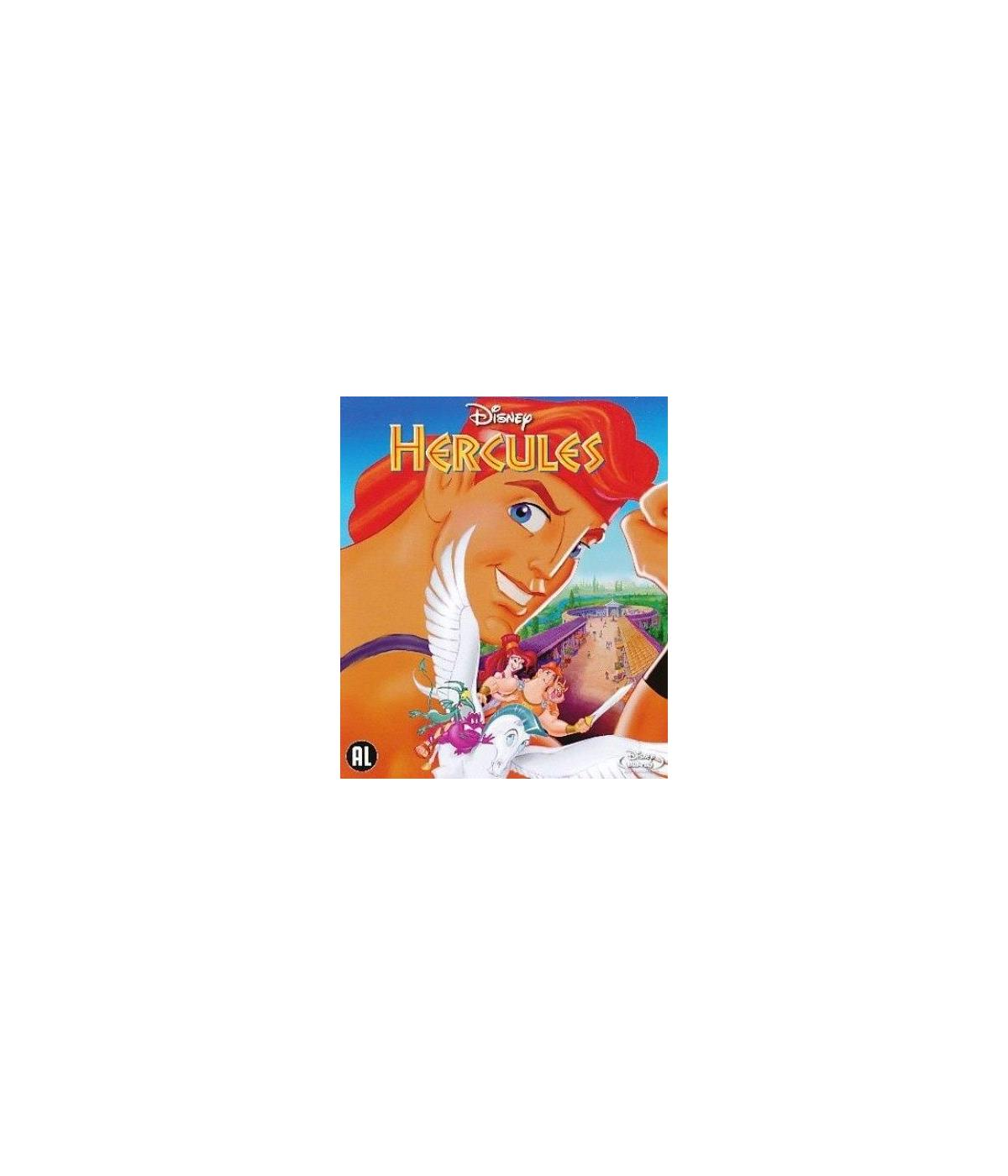 Couverture du DVD Hercule avec un homme musclé, un Pégase et diverses figures.