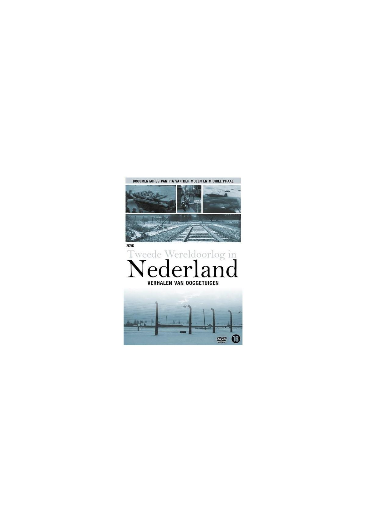 DVD-hoes, verhalen over WOII in Nederland. Afbeeldingen van boten en een hek.