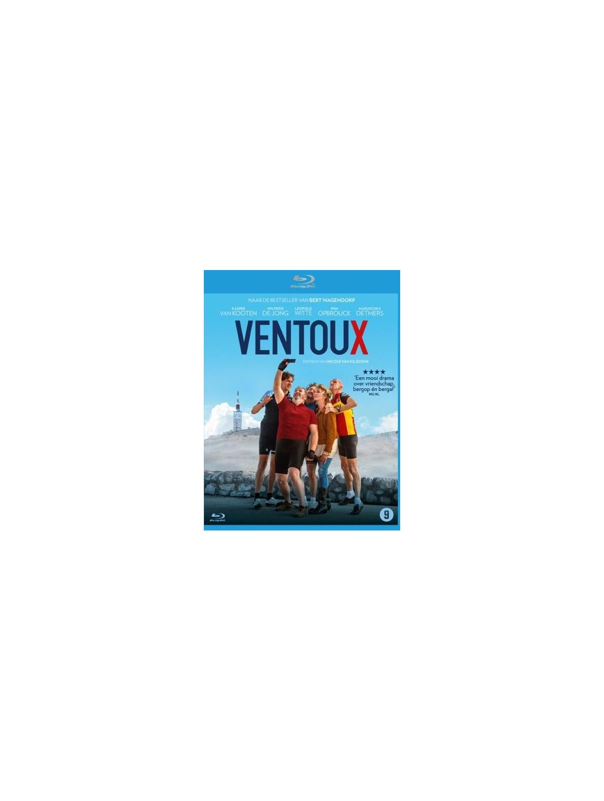Filmposter, een groep mannen op een berg. Tekst luidt 'Ventoux'.