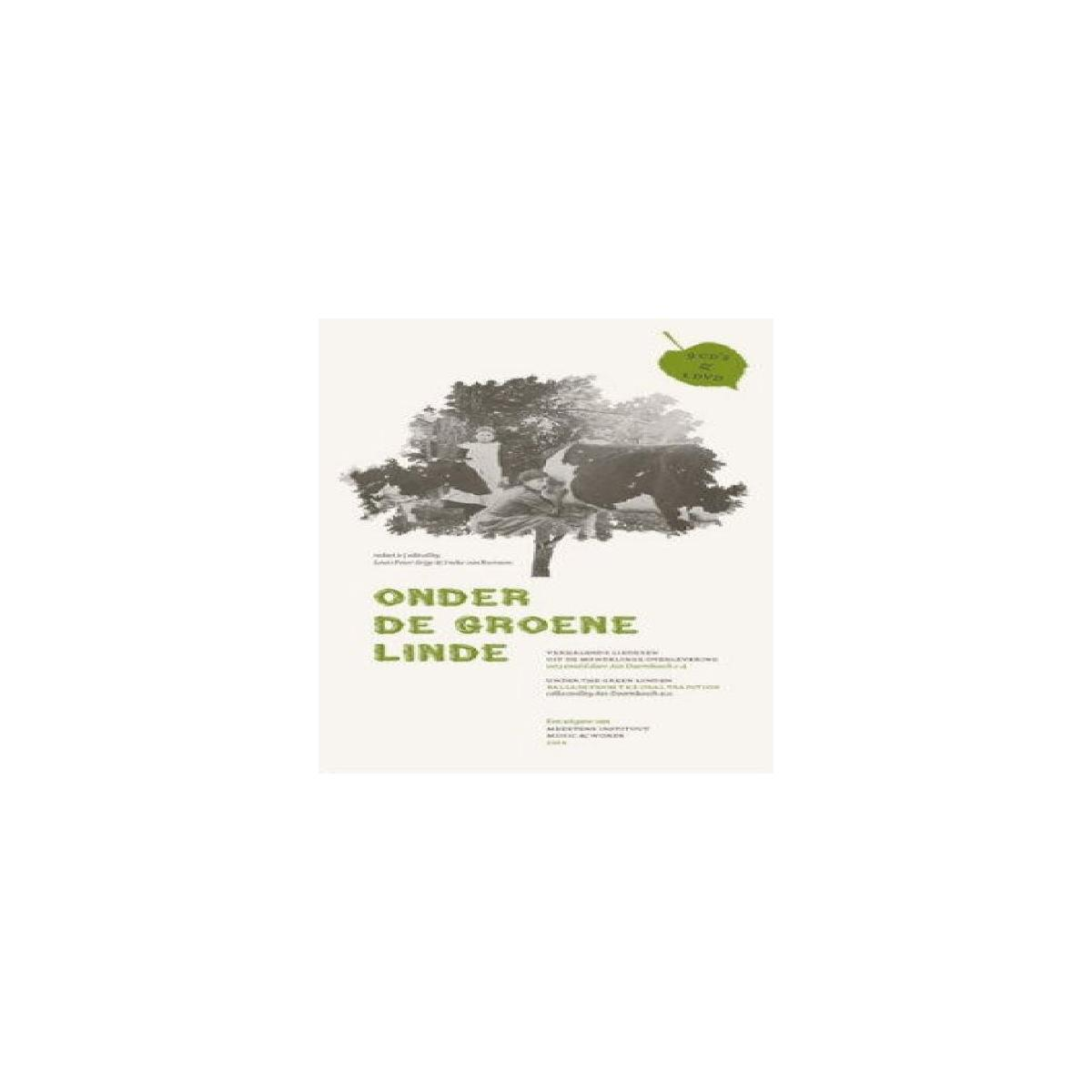 Affiche de film montrant un arbre et un homme et une femme. Le titre est 'ONDER DE GROENE LINDE'.