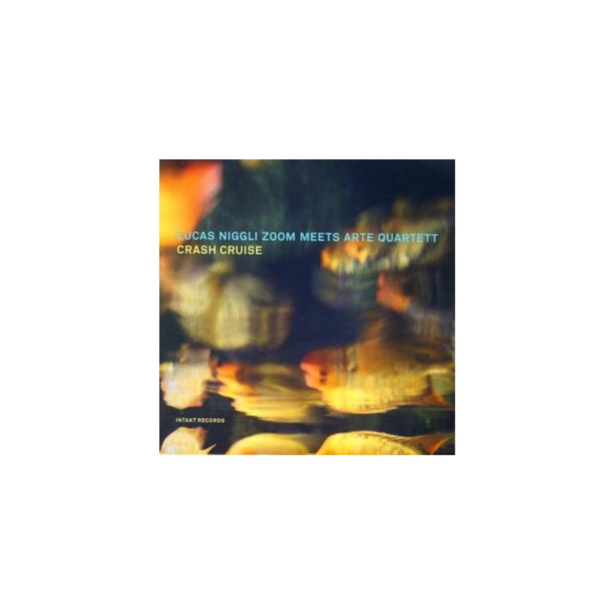 Pochette d'album avec une image floue de poissons. Texte 'Crash Cruise' et noms d'artistes.