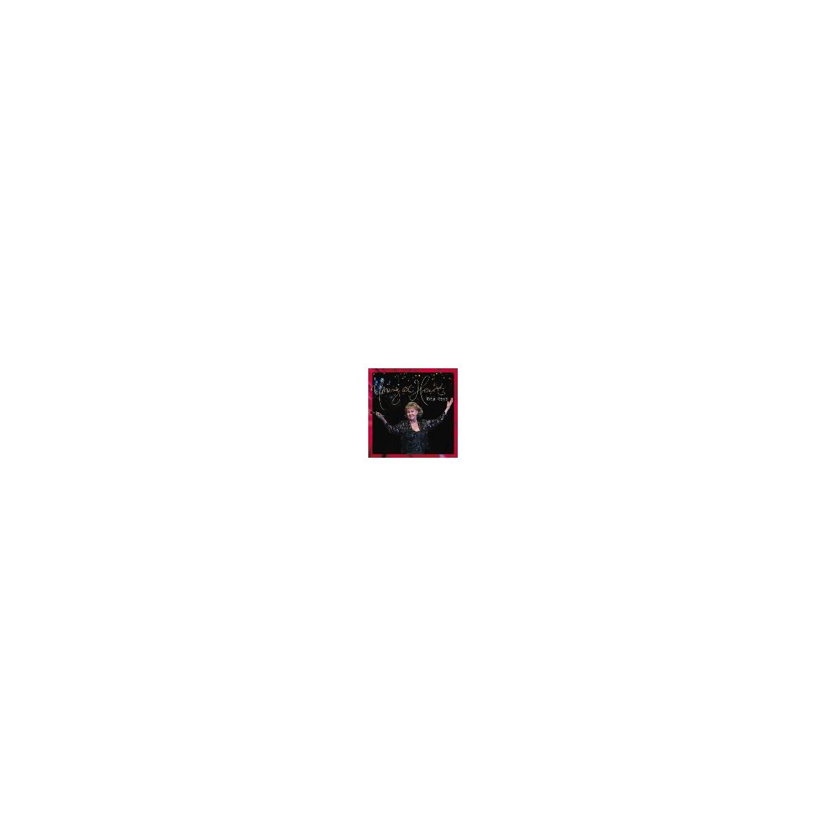 Couverture d'album. Une femme en tenue noire, avec une bordure rouge. Le titre est en italique.