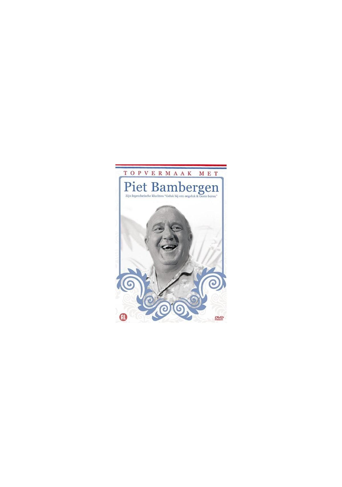 Pochette de DVD d'un homme souriant. Fond blanc avec des éléments décoratifs bleus.