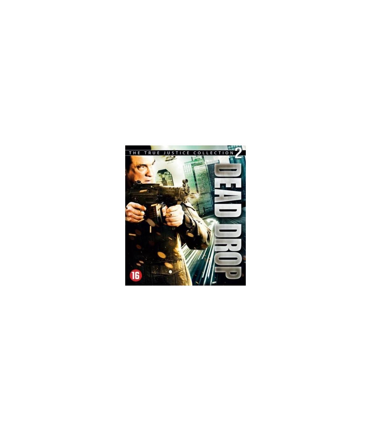Pochette de film : homme tenant une arme, titre : Dead Drop.