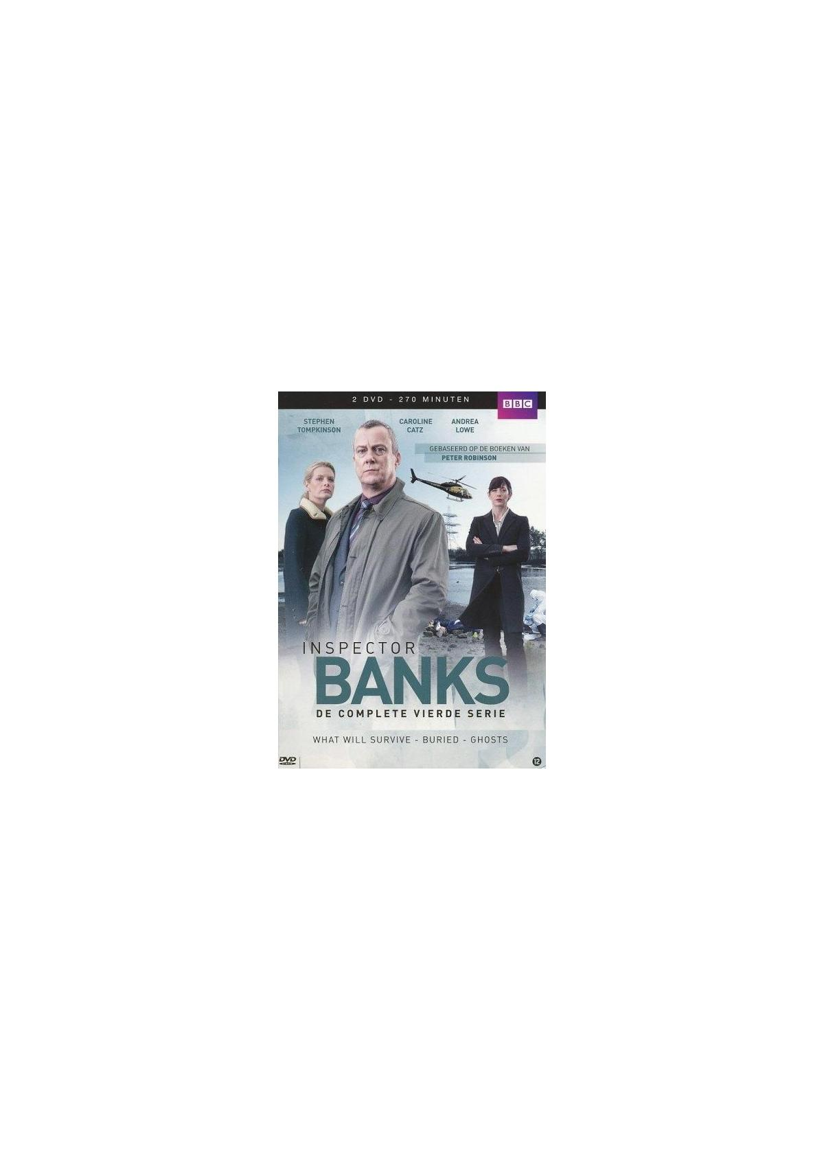 Couverture de DVD avec des acteurs. Titre 'Inspector Banks'.