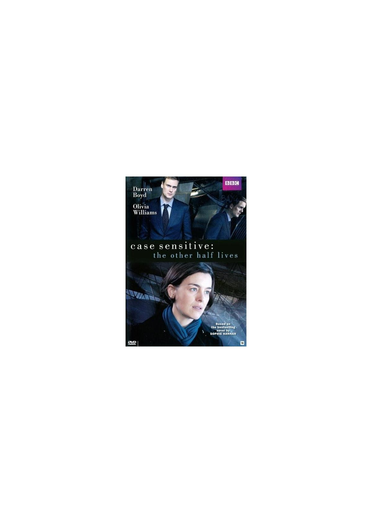 Pochette de DVD avec une femme et deux hommes. Titre : Case Sensitive: The Other Half Lives.