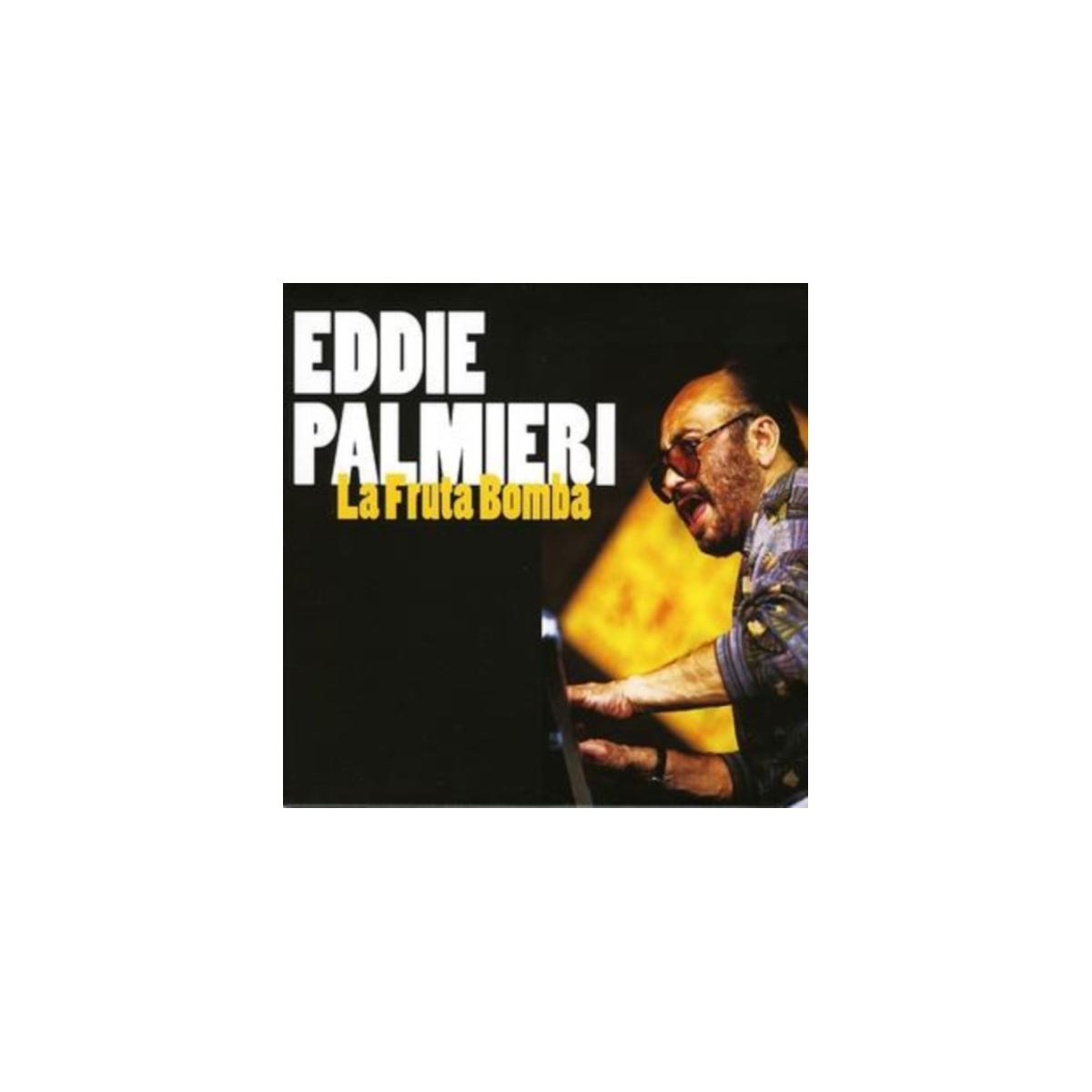 Couverture CD : Eddie Palmieri, avec un homme jouant du piano avec un arrière-plan coloré.