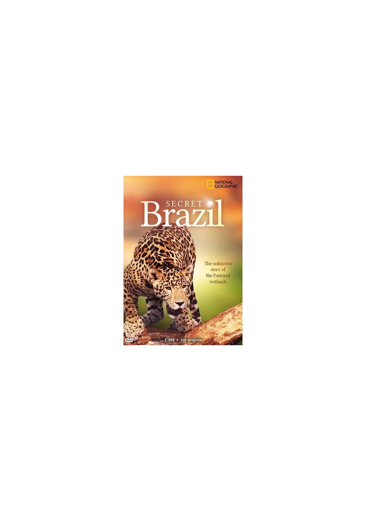DVD-hoes, jaguar, titel Secret Brazil, National Geographic.