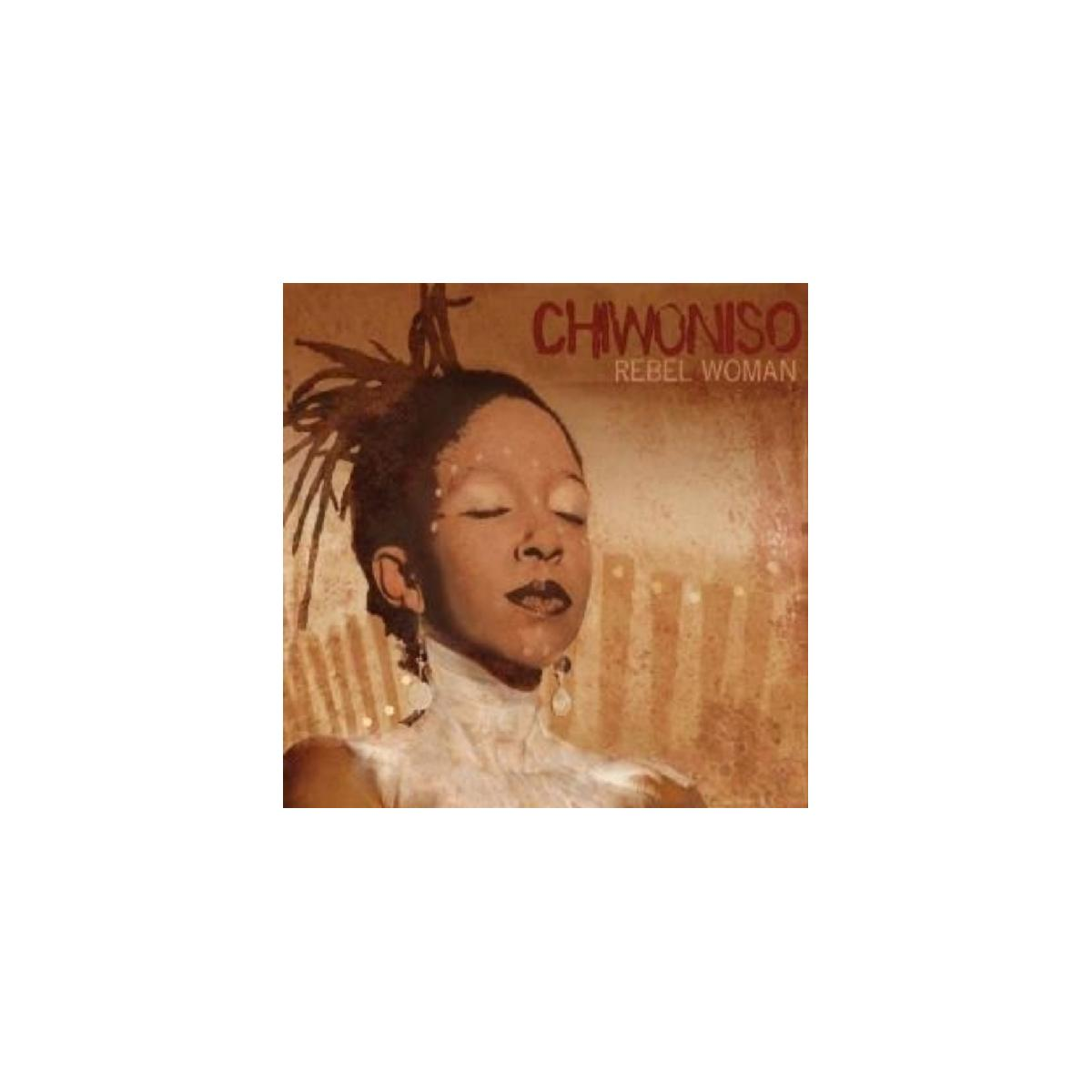 Pochette d'album : visage de femme, titre 'Chiwoniso'.