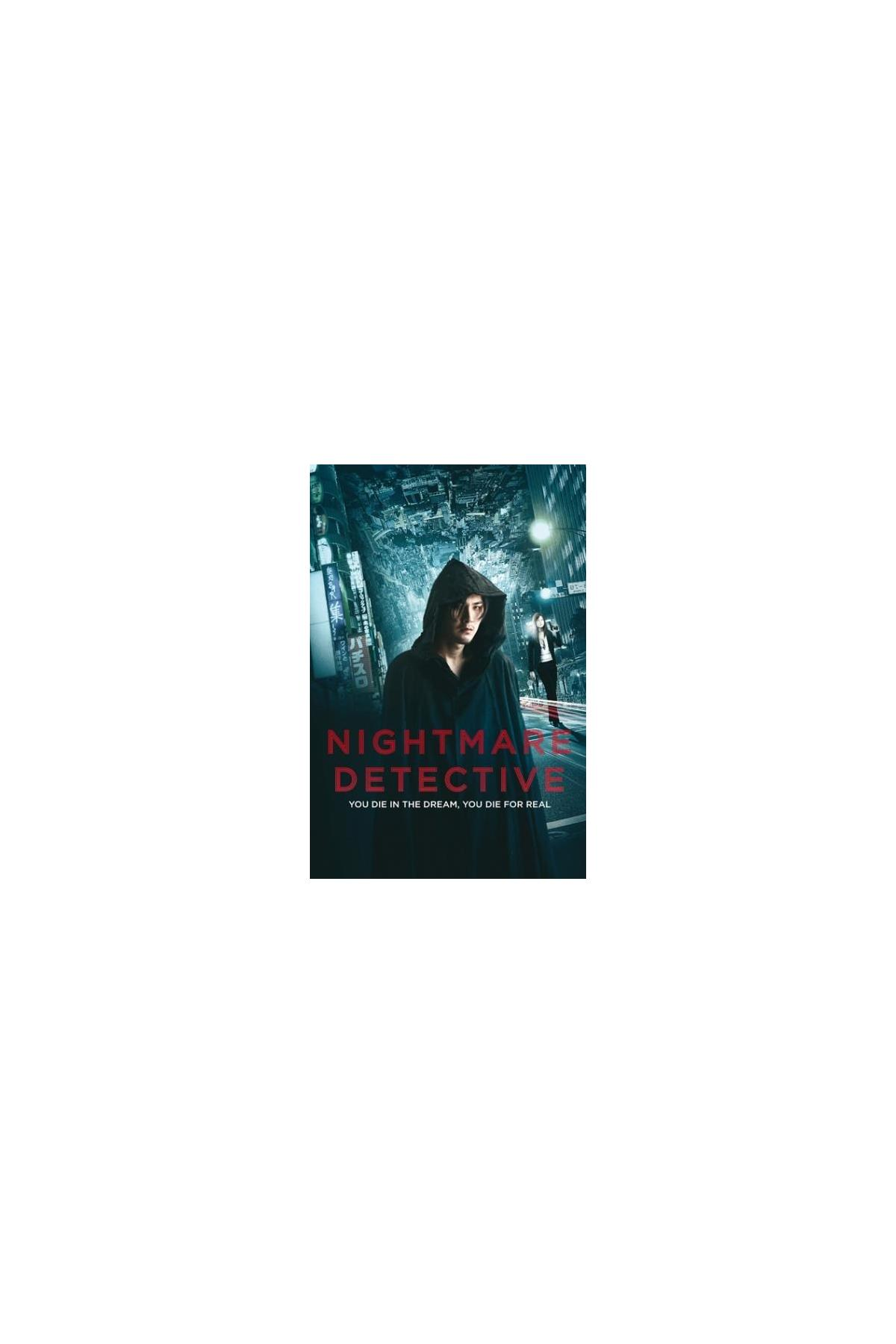 Affiche de film avec une personne portant un manteau à capuche.