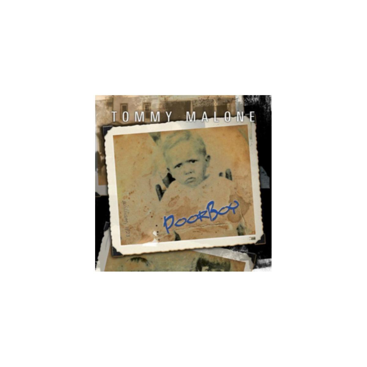Pochette d'album : un bébé, titre « Poorboy » et texte.