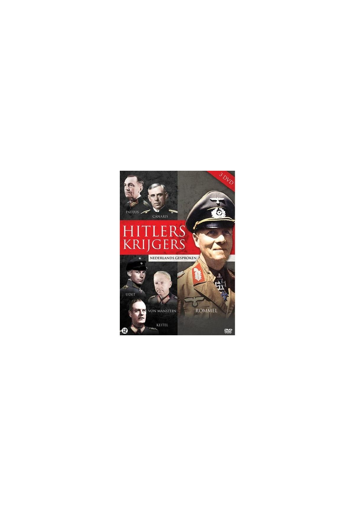 DVD-cover. Portretten van mannen, titel 'Hitlers Krijgers'.