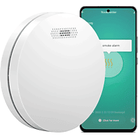 MediaMarkt AROHA Smart Connect & Link Rookmelder met 10 jaar batterij Wit aanbieding