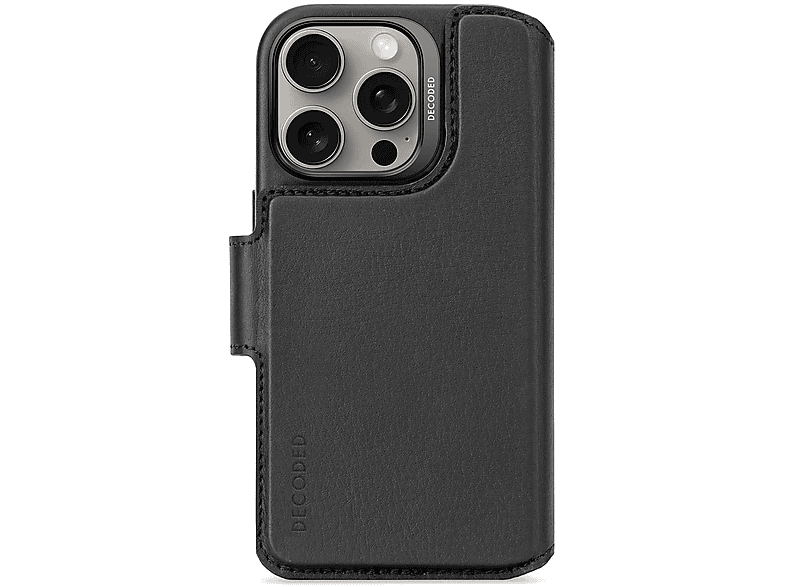 Custodia Slim In Pelle DECODED Per IPhone XS Max, Con Scomparto Per Tessere, Colore Nero, Design Olandese
