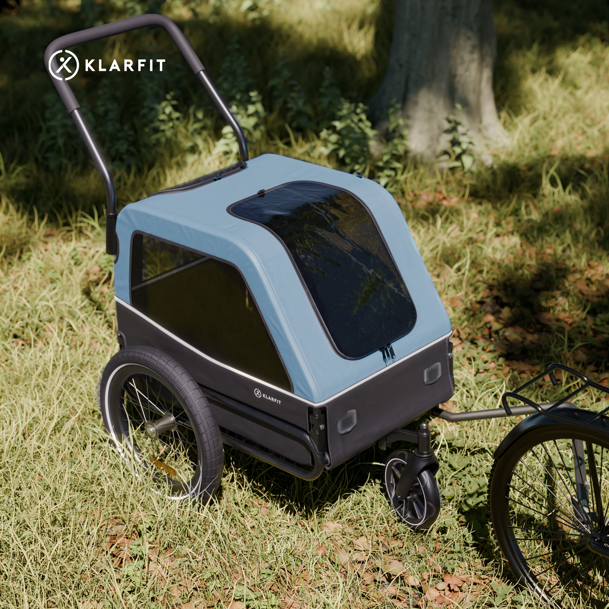 KLARFIT Goldie S Hybrid Fahrradanhänger