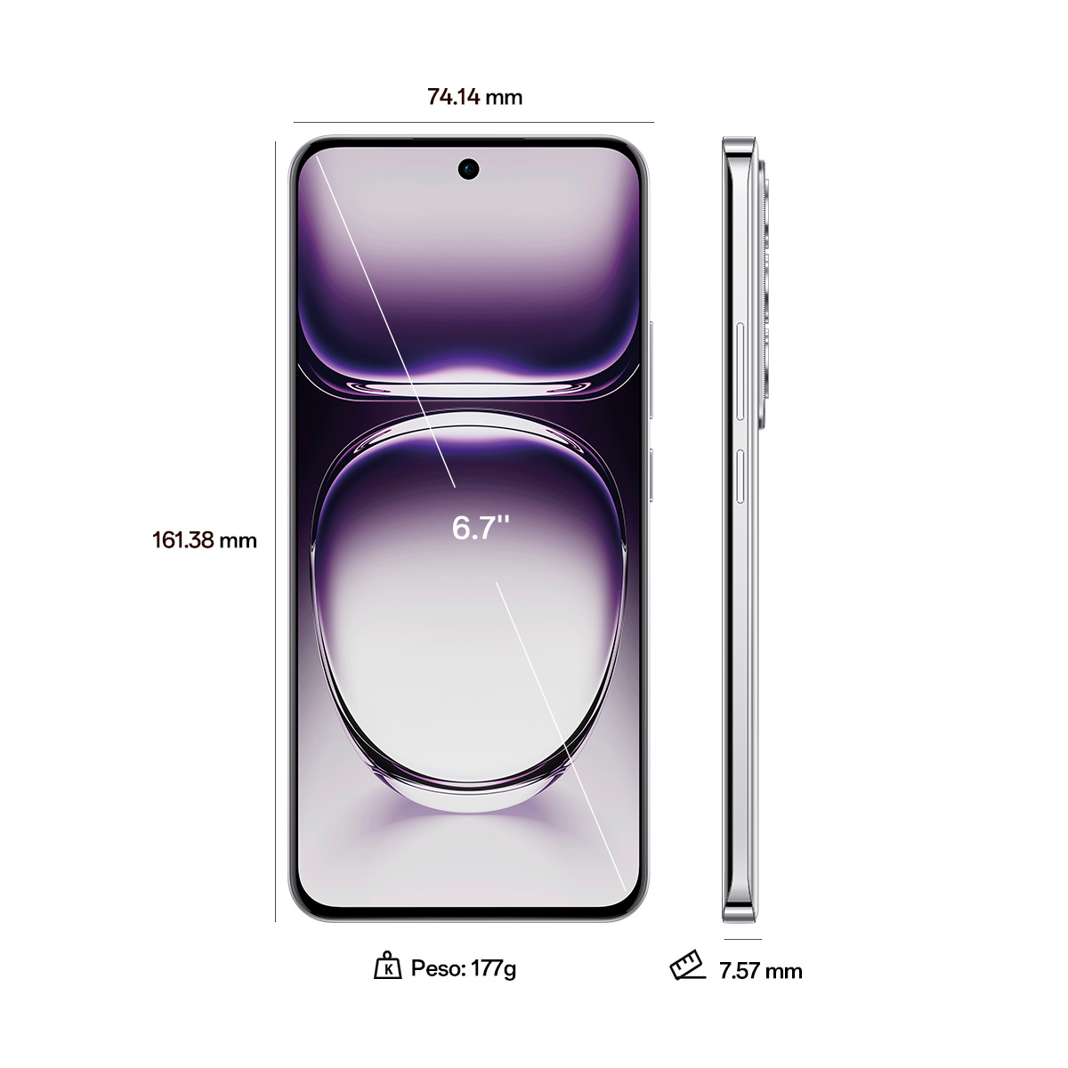 Smartfon OPPO Reno12 5G 12 GB/ 256 GB Czarny