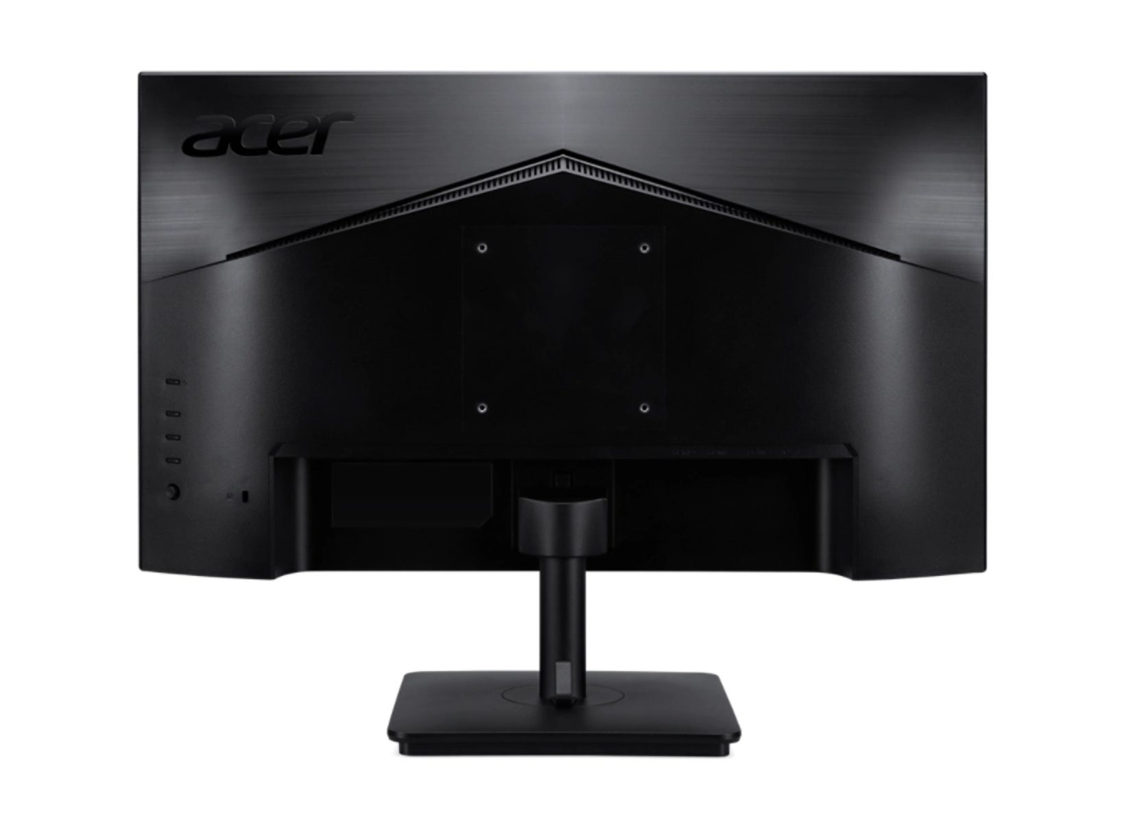 Parte trasera de un monitor negro con el logotipo de Acer.