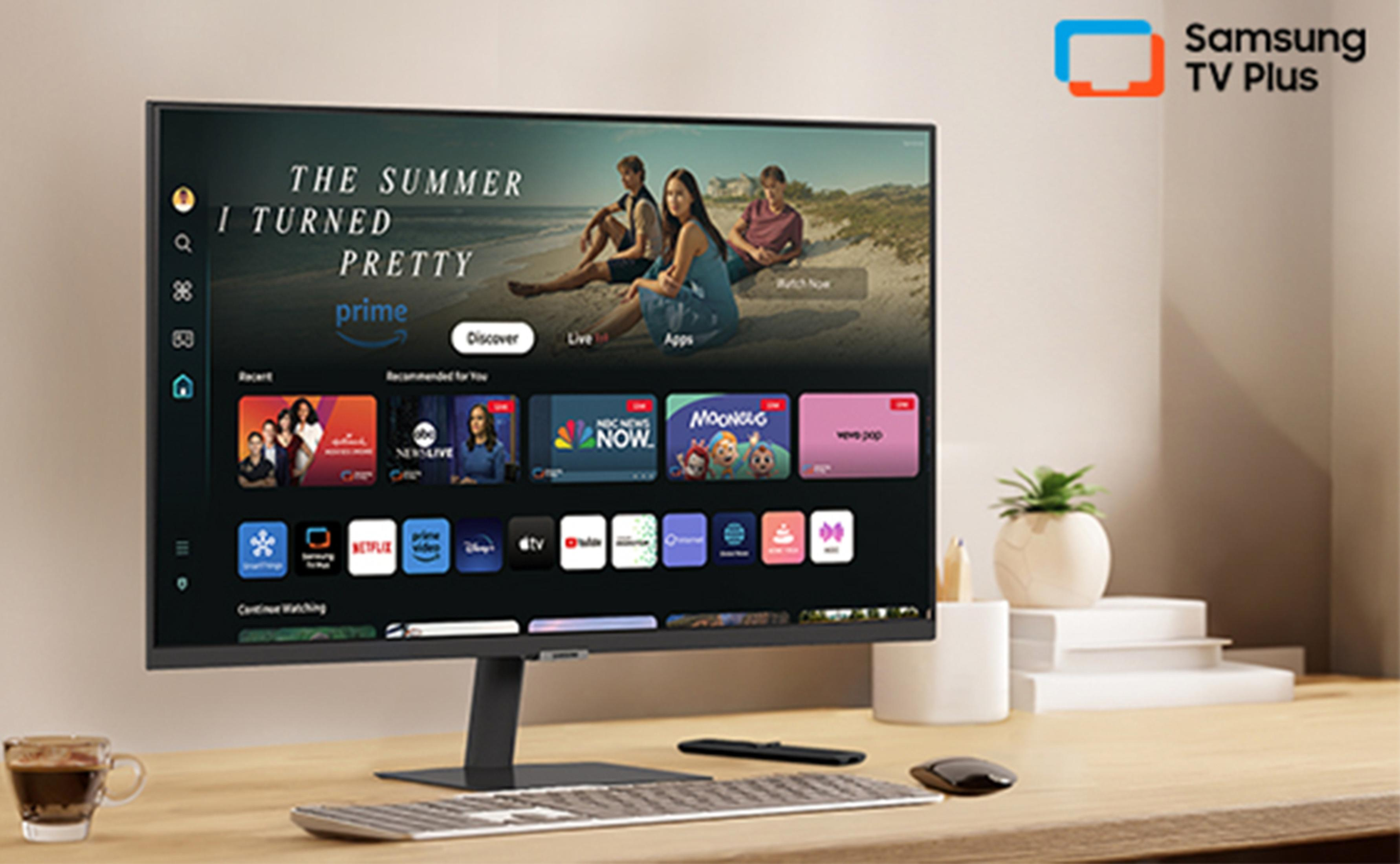 Monitor SAMSUNG Smart Monitor M70D Czarny