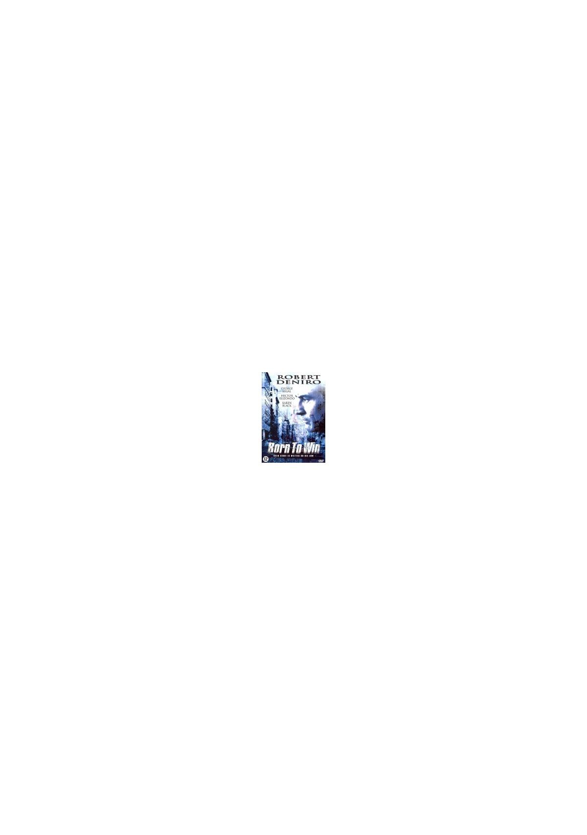 Couverture DVD avec le titre 'Born to Win'. La couverture présente une personne et la ville.