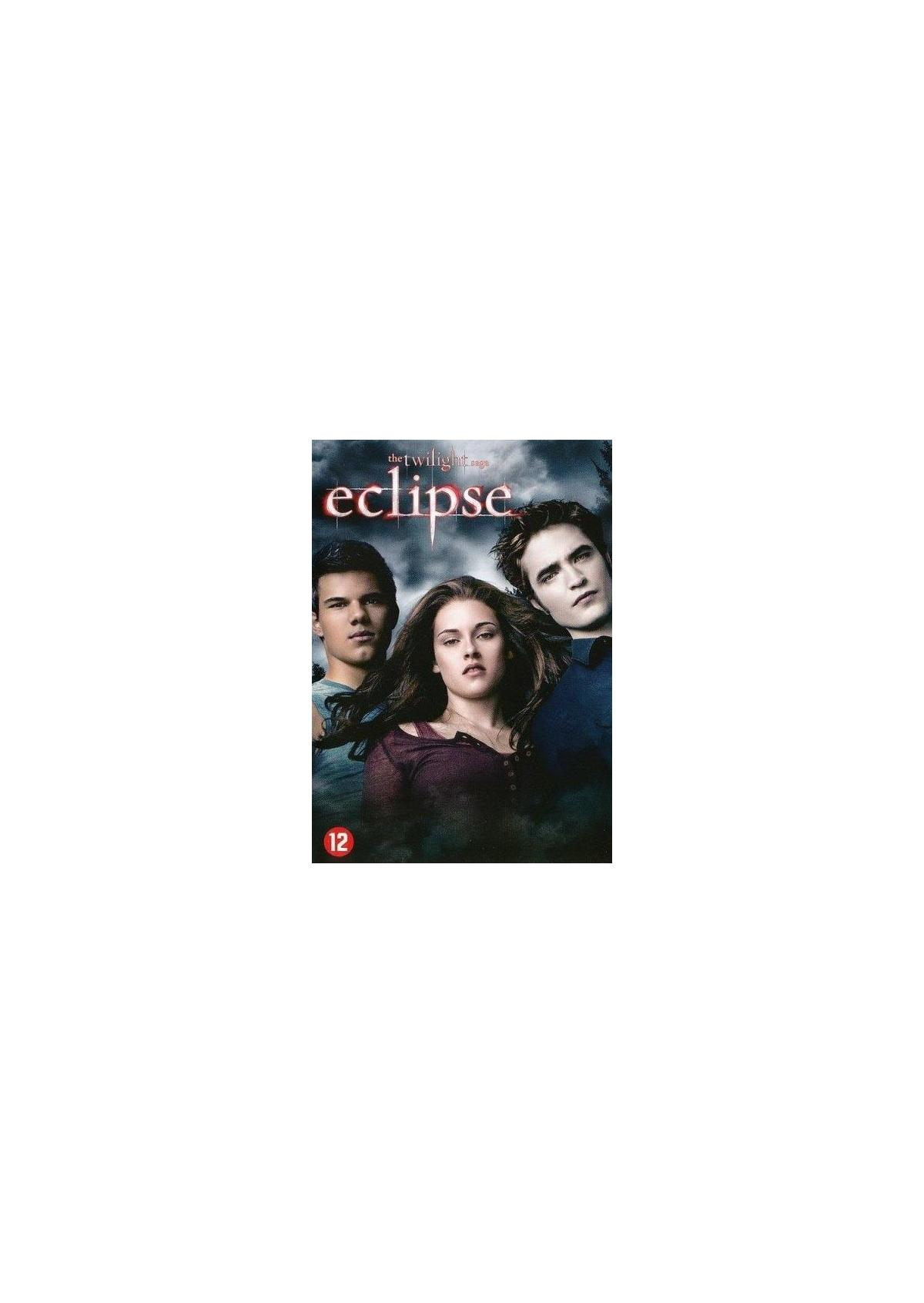 Affiche du film "Eclipse" avec trois personnes, le titre et le numéro 12.