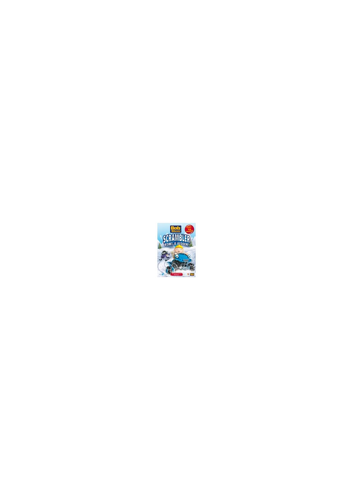 Couverture de livre avec un dessin de motoneige et le titre 'Scrambler'.