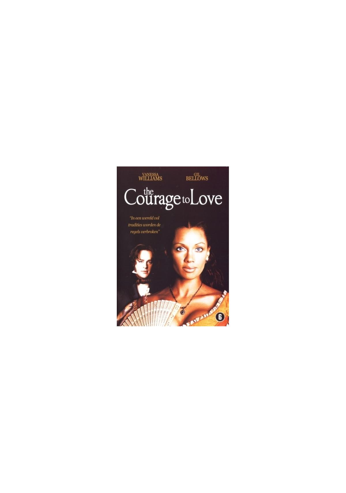 DVD-hoes met een stel. Titel: 'The Courage to Love'.